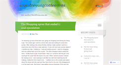 Desktop Screenshot of crossdressingconfessions.wordpress.com