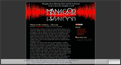 Desktop Screenshot of man4god.wordpress.com