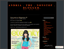 Tablet Screenshot of andriak0x.wordpress.com