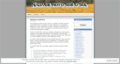 Desktop Screenshot of nihilsubsolenovum.wordpress.com