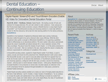 Tablet Screenshot of dentaleducationtv.wordpress.com