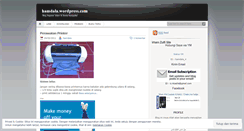 Desktop Screenshot of hamdala.wordpress.com