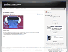 Tablet Screenshot of hamdala.wordpress.com
