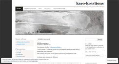 Desktop Screenshot of karokreations.wordpress.com