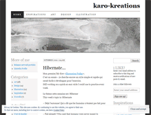 Tablet Screenshot of karokreations.wordpress.com