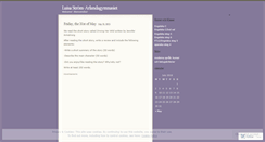 Desktop Screenshot of luisastrom.wordpress.com