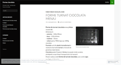 Desktop Screenshot of formeciocolata.wordpress.com