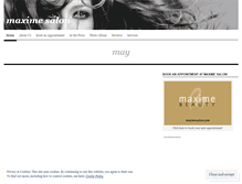Tablet Screenshot of maximesalon.wordpress.com