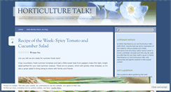 Desktop Screenshot of horticulturetalk.wordpress.com