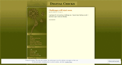 Desktop Screenshot of digichicks.wordpress.com