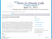 Tablet Screenshot of daretodreamgala.wordpress.com
