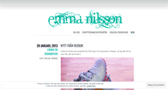 Desktop Screenshot of emmanilsson.wordpress.com