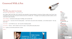 Desktop Screenshot of crosswordwithapen.wordpress.com