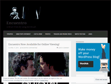Tablet Screenshot of encuentrocortometraje.wordpress.com