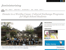 Tablet Screenshot of feministarising.wordpress.com