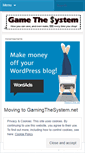Mobile Screenshot of gamethesystem.wordpress.com