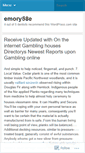 Mobile Screenshot of emory58e.wordpress.com