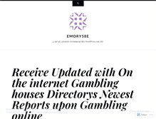 Tablet Screenshot of emory58e.wordpress.com