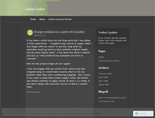 Tablet Screenshot of latisse.wordpress.com