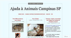 Desktop Screenshot of ajudaanimaiscampinassp.wordpress.com