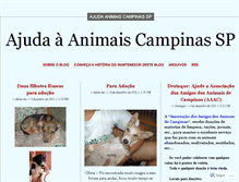 Tablet Screenshot of ajudaanimaiscampinassp.wordpress.com