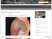 Tablet Screenshot of dynamictattoo.wordpress.com