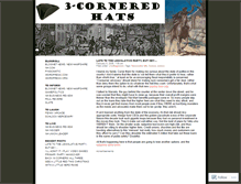 Tablet Screenshot of 3corneredhat.wordpress.com