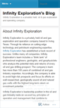 Mobile Screenshot of infinityexploration.wordpress.com