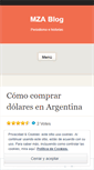 Mobile Screenshot of mzablog.wordpress.com