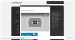 Desktop Screenshot of motivate2create.wordpress.com