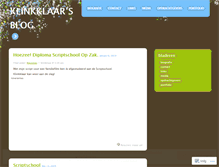 Tablet Screenshot of klinkklaar.wordpress.com