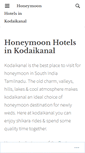 Mobile Screenshot of honeymoonhotelsinkodaikanal.wordpress.com