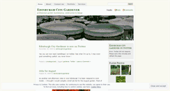 Desktop Screenshot of edinburghcitygardener.wordpress.com