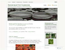 Tablet Screenshot of edinburghcitygardener.wordpress.com