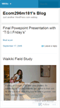 Mobile Screenshot of ecom296m181.wordpress.com