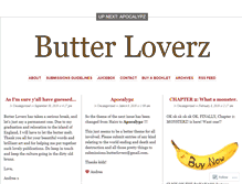 Tablet Screenshot of butterloverz.wordpress.com