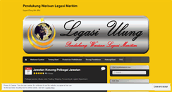 Desktop Screenshot of legasiulung.wordpress.com