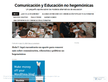 Tablet Screenshot of educacionnohegemonica.wordpress.com