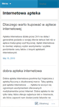 Mobile Screenshot of interentowaaapteka.wordpress.com