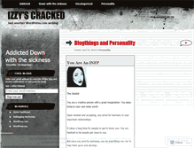 Tablet Screenshot of izzybleu.wordpress.com