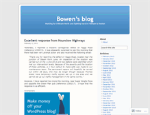 Tablet Screenshot of bowenblog.wordpress.com