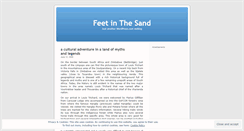 Desktop Screenshot of feetinthesand.wordpress.com