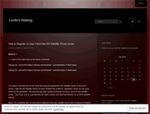 Tablet Screenshot of linxfo.wordpress.com