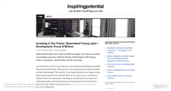 Desktop Screenshot of inspiringpotential.wordpress.com