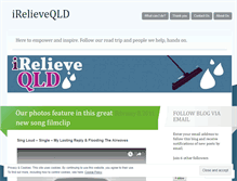 Tablet Screenshot of irelieveqld.wordpress.com