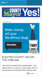 Mobile Screenshot of countymayor.wordpress.com