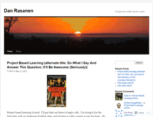 Tablet Screenshot of danrasanen.wordpress.com