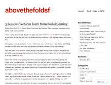 Tablet Screenshot of abovethefoldsf.wordpress.com
