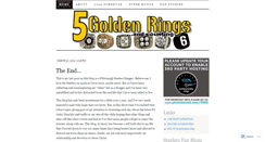 Desktop Screenshot of 5goldenrings.wordpress.com