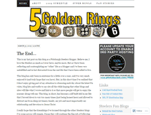 Tablet Screenshot of 5goldenrings.wordpress.com